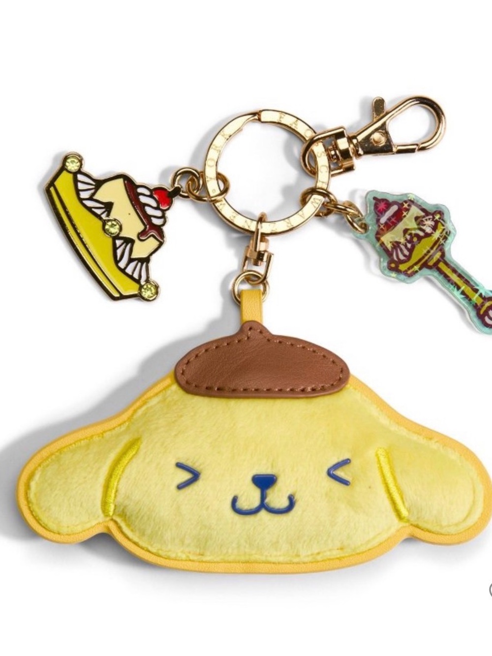 FAO Schwartz hello Kitty and friends, pompompurin key chain bag charm